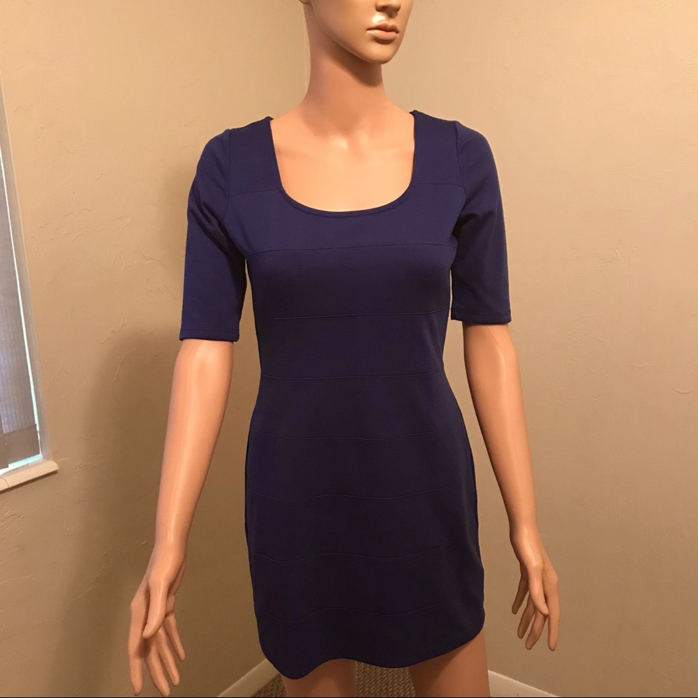 XXI Royal Blue Short Sleeve Tunic Dress